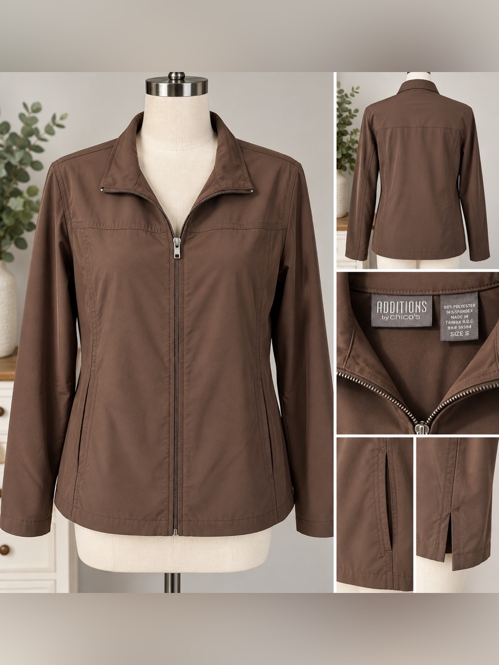 Additions by Chico’s Lightweight Brown Jacket — Size 3